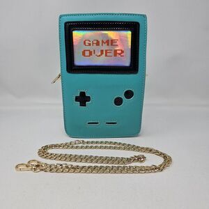 Bewaltz‎ Retro 8-Bit Gamer Handbag Green Women Unisex Video Games Retro
